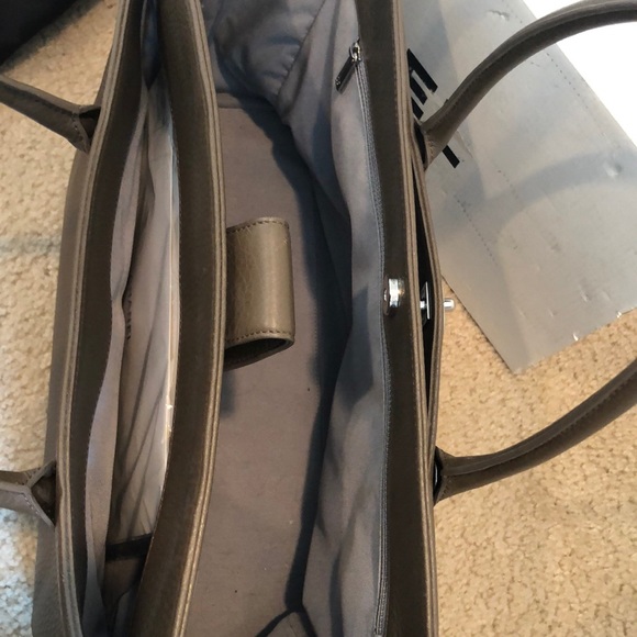 Authentic Chanel Taupe Tote with Silver Hardware - Picture 6 of 16